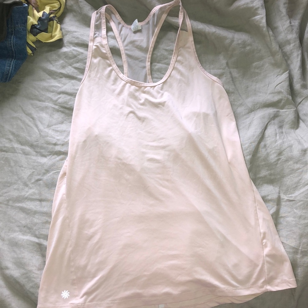 light pink athletic tank